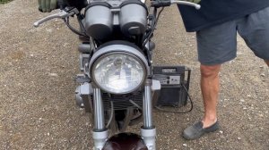 Видео запуска Honda CB1