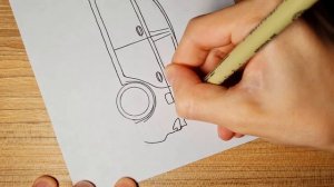 How to Draw a Lexus IS 250 2009 | 2D Car Drawing