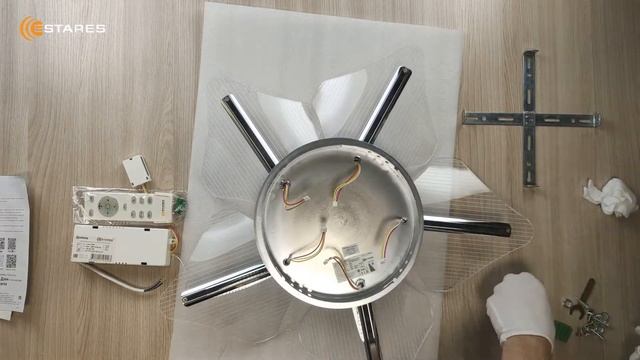 LORELEA 60W R Сборка обновленная версия потолочной люстры с пультом 2022г от Estares смотреть онлайн