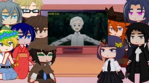 bsd reacciona a atsushi es ray || BSD x the promised Neverland ||