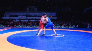 ГРЕКО-РИМСКАЯ БОРЬБА. Чемпионат Кыргызстана-2024. 130 кг 1\4 Роман Ким-Акылбек Осмонов