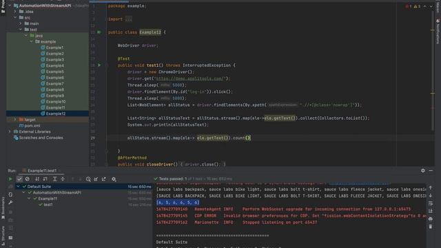 Java 8 Stream API + Selenium 4 - Real Time 20+ Example | Part - 8 смотреть онлайн