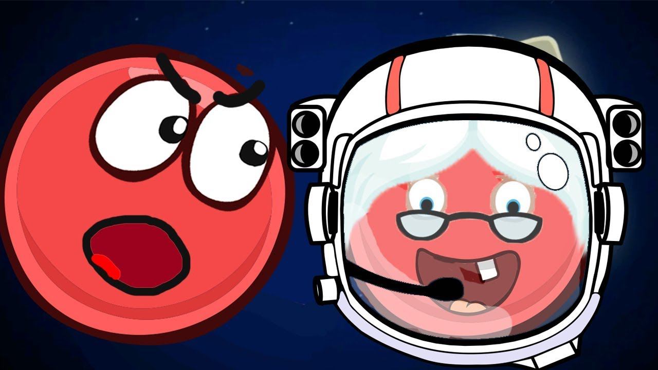 Новый КРАСНЫЙ ШАР, Шарик спасает бабушку в космосе, мультик игра Детский летсплей #55 смотреть онлайн