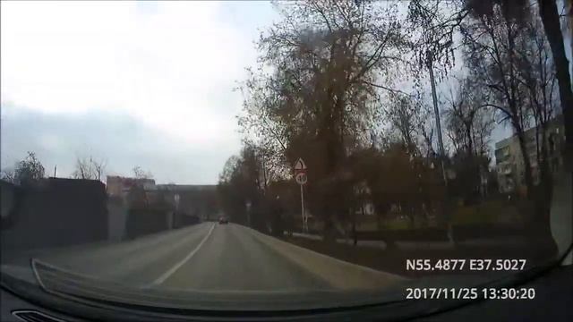 25.11.2017. Реконструированная дорога из Щербинки в Подольск через Мостовское смотреть онлайн