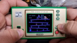 Nintendo Game and Watch - Legend of Zelda - Retro-go CFW, SPI flash upgraded to 64MB (max. possible
