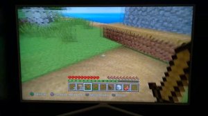 играем в майнкрафт на приставке