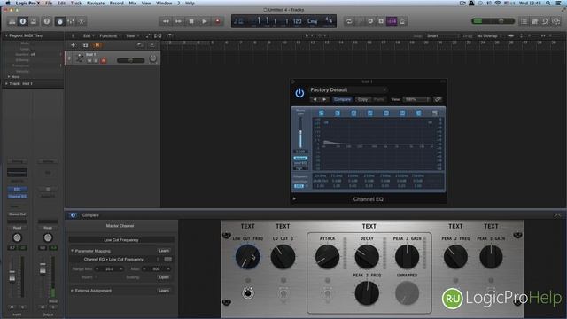 Обзор полезных функций Smart Controls в Logic Pro [Logic Pro Help] смотреть онлайн