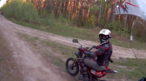 Прогулка по Заельцовскому бору 23.05.2016 г. на двух Irbis ttr 125r часть 2. Ирбис ТТР 125.