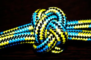 КАК ВЯЗАТЬ ТЕМЛЯЧНЫЙ УЗЕЛ (БРИЛЛИАНТОВЫЙ)