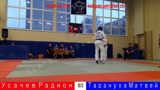 Чемпионат г. Москвы по Рукопашному Бою 2018 г. Усачев Радион-Тарануха Матвей 85 кг смотреть онлайн