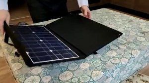 Обзор: Солнечная панель (батарея) Sumitachi, складная походная мощностью 100 Вт