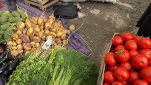 Часть 1 Узбекистан! Наманган! Субботний базар в микрорайоне (Зелёный рынок)