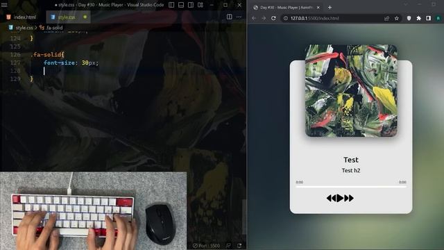 ASMR Programming - Music Player App - No Talking смотреть онлайн
