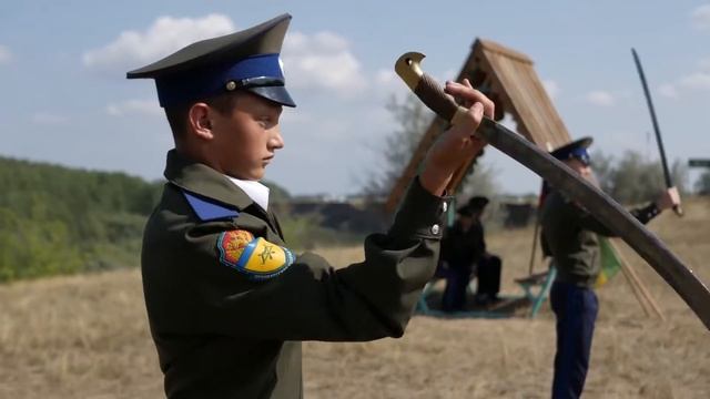 Детская казачья организация Оренбургской области на берегу Сакмары смотреть онлайн