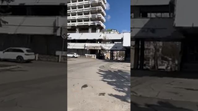 Моя поездка в Кишинёв , день шестой-солнечный. Разрушенный Интурист. смотреть онлайн