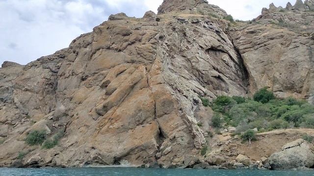 Коктебель, Коктебельский залив и потухший вулкан Карадаг