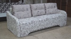 Видео обзор на диван еврокнижка Наташа 140 с мягкими подлокотниками