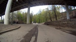 Подъём от Воробьёвской набережной до улицы Косыгина.