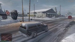 БАГ В GTA 5. Майкл и Тревор мертвы в прологе! Водитель пролога в Лос-Сантосе!