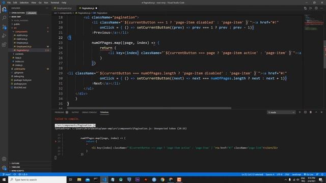 React Hooks Context CRUD APP : 11 : Pagination – смотреть онлайн видео ...