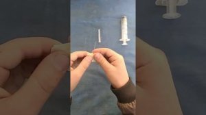 Лайфхак.Дротик из шприца своими руками