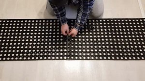 Ячеистые грязезащитные резиновые коврики