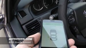 Honda Accord Remote start by iPhone DRONE (START SMART) by AUTOTOYS.COM