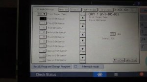 Ricoh MP 2554 How to increase or decrease Fusing temperature?