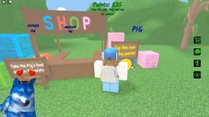 ГОЛОДНАЯ СВИНЬЯ НАПАЛА НА МЕНЯ В РОБЛОКС! Hungry pig в roblox