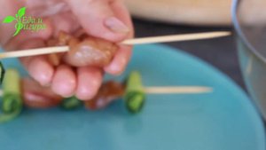 Диетический шашлык на сковородке из куриной грудки
