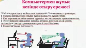 Информатика кабинетінде қауіпсіздік ережелері