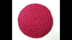 Вяжем круг крючком