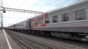 Отправление поезда 479 "Санкт-Петербург - Сухум" со станции Тула 27.07.2017