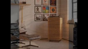 Стойка для аудио аппаратуры с дверцей BDI Corridor 8172