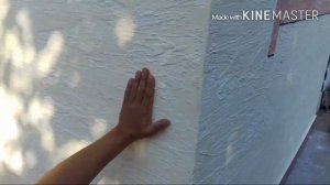 Простая фасадная штукатурка,сможет каждый.Покраска