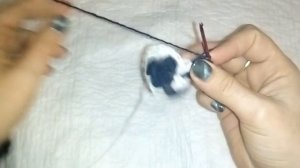 Треугольник в стиле бабушкиного квадрата. Треугольный мотив.