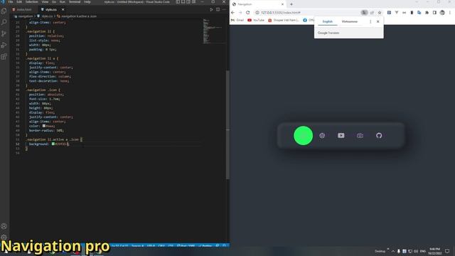 How To Create Navigation With Html/Css/Javascript - Code Tutorials