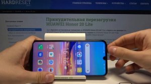 Установка SIM-карты и SD-карты на Honor 20 Lite / Как вставить симку и флешку в Honor 20 Lite?