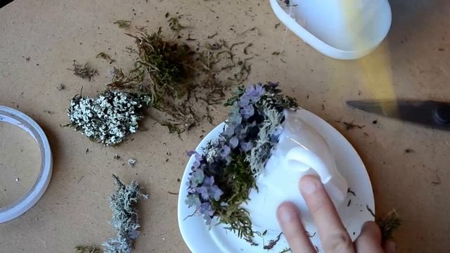 Флористика Как сделать композицию в чашке ( Мастер класс) FLORAL Design. FLOWER.. смотреть онлайн