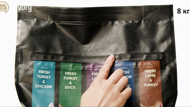 Savory. Обзор сухого корма для длинношерстных пород котов смотреть онлайн