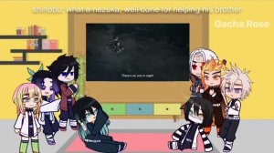 Hashiras React To Nezuko Kamado // Demon Slayer // Gacha Club