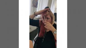 Как подстричь челку самому? Стрижка ассиметричной челки, на 2 стороны в технике Noviale  Видео урок