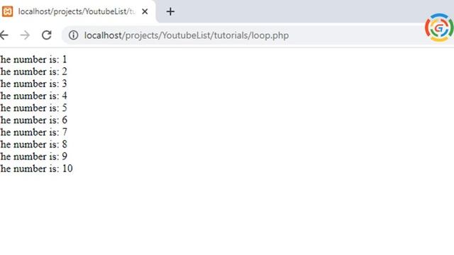 Loop in PHP смотреть онлайн