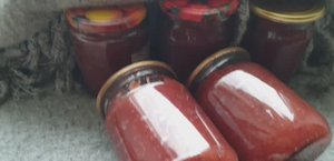 Варенье яблочное с черноплодной рябиной