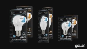 Gauss Step Dimmer | Шаговое диммирование | Управляемые лампы