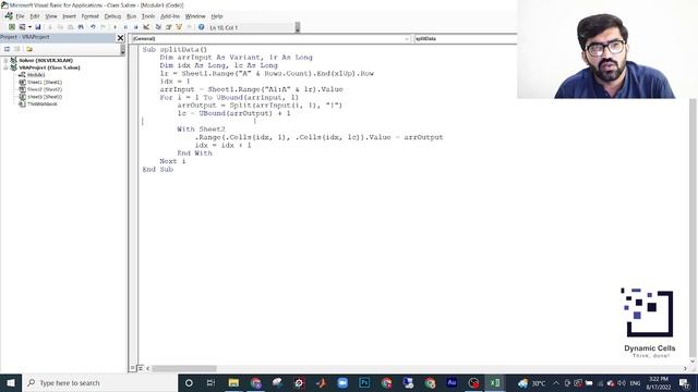 MS Excel/VBA Tutorial Class 5 |Arrays | Nested Loops | Split Data | Combine Data | Urdu/Hindi