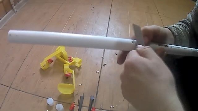 Сборка ниппельных поилок для перепелов! Это просто!Assembly of nipple drinkers for quail! It's easy
