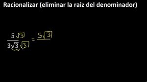 Racionalizar 5/3√3 , Eliminar raiz cuadrada del denominador , 5/ raiz cuadrada de 3