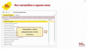 Уведомлять нельзя забыть, или Как настроить уведомления в 1С:Документообороте