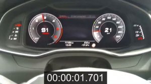 0-100 km/h Audi A6 Avant (C8) 45 TDI V6 (231 Hp) quattro Tiptronic MHEV